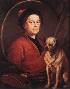 HOGARTH, William The Painter and his Pug f china oil painting artist